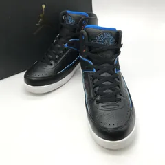 NIKE スニーカー AIR JORDAN 2 RETRO 834274-014 箱付き タグ付き エアジョーダン2 レトロ シューズ 27.5 ブラック ナイキ 靴 B13049◆