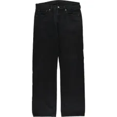 古着 リーバイス Levi's リーバイス501 ユーロモデル ブラックデニム ストレートデニムパンツ メンズw34相当/eaa556736