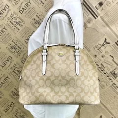 コーチ ハンド ショルダーバッグ シグネチャー ミニボストン FX222