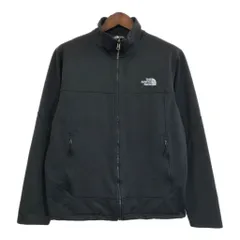 THE NORTH FACE ノースフェイス ソフトシェルジャケット アウトドア ブラック (メンズ L) 中古 古着 T0757