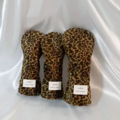 ゴルフヘッドカバー『ハッチ様』専用/ヒョウ/3点セット