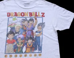 DRAGONBALL Z ドラゴンボールZ 孫悟空 孫悟飯 トランクス ベジータ ピッコロ キャラクター コットンTシャツ 白 M★アメリカ企画 アニメ