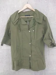 ◇ JILLSTUART ジル スチュアート デザイン ビッグシルエット 長袖 ミリタリー ジャケット M カーキ * 1002799059367