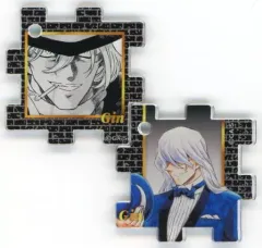 【中古】キーホルダー ジン 「連載30周年記念 名探偵コナン展 ランダムアクリルパズルコレクション」
