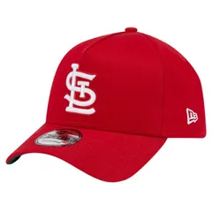 【送料無料】 ニューエラ メンズ 帽子 アクセサリー Men's New Era Red St. Louis Cardinals Team Color A-Frame 9FORTY Adjustable Hat Crd Red