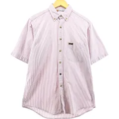 古着 カーハート Carhartt ストライプ柄 半袖 ワークシャツ メンズM相当/eaa555745