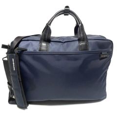 サムソナイト 104185 デボネア4 Debonair IV ハンドバッグ ビジネスバッグ リュックサック 3way 2way ショルダー 取り外し可能 超大容量 PC収納 ロゴ ネイビー 紺 レザー キャンバス Samsonite
