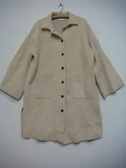 MB/J31BG ZARA ザラ レディース コート Mサイズ クリーム サイドスリット