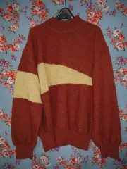 ISSEI MIYAKE 赤茶色ニット 楽天市場】【中古】 イッセイミヤケISSEY MIYAKE プリーツデザイン