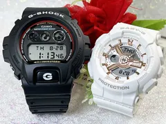 白い恋人達のペアウオッチ gショック 恋人たちのGショックペアウォッチ G-SHOCK BABY-G  ペア腕時計 カシオ 2本セット  アナデ  DW-6900RL-1JFBA-110RG-7AJF お揃い    新品　人気  婚約　夫婦 高級　クリスマス