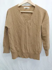 ◇ ⊇ JOURNAL STANDARD relume レリューム ウール混 長袖 ニット セーター サイズF ブラウン レディース P  【1409250021503】