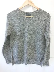 ◇ ⊆ green label relaxing UNITED ARROWS ラメ ウール 長袖 ニット セーター サイズ表記なし ダークグレー レディース E  【1506180008113】