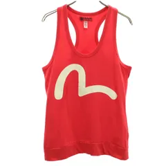 YAMANE GUARANTEED ヤマネギャランティード タンクトップ 40 レッド系 エヴィス メンズ 古着