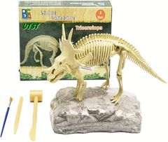 恐竜スティラコサウルス 角龍 草食恐竜 化石発掘セット
