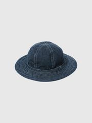 ACVM COTTON LINEN DENIM FATIGUE HATブラック - メルカリ