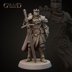 Galaad Miniatures | King Armor 3 | 3Dプリント ミニチュア TRPG