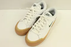 【中古】 NIKE レディーススニーカー 25cm COURT LEGACY LIFT NIKE 25cm 白 ホワイト 緑 グリーン ロゴ FV5526-100