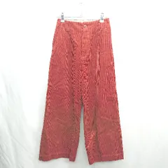 ◇ ⊇ GLOBAL WORK グローバルワーク 後ろウエストゴム ワイドパンツ サイズS オレンジ系 レディース E  【1502030001624】