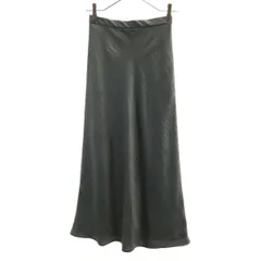 Mila Owen ミラオーウェン ロング丈 スカート 0 ブラック系 レディース 古着