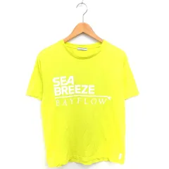 ベイフロー BAYFLOW Tシャツ カットソー ボートネック 英字プリント 半袖 3 黄緑 ライトグリーン /TTのサムネイル