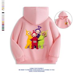 トレーナー パーカー 秋冬 ピンク アイテム オシャレ Tシャツ 半袖 夏 インス映え y2k テレタビーズ Teletubbies グッズ 玩具 おもちゃ ぬいぐるみ グッズ