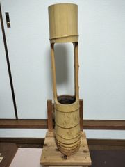 竹製 円筒形 花器2段式 - メルカリ