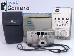 KONICAMINOLTA ZOOM 130ｃ DATE コニカミノルタ 箱 説明書付 コンパクトフィルムカメラ 液晶難有