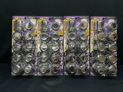 CV-267 　40個　シャインデコキャップ 樹脂 ナットキャップ メッキ　 ISO 33ｍｍ　高60ｍｍ　ナットカバー　ヤック　トラックショップASC