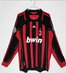 ACミラン KAKA カカ　ユニフォーム　長袖 06/07 ACミラン ユニフォーム サンプル品 長袖 Kaka 22 - メルカリ