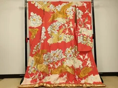 中古⚫︎婚礼⚫︎花嫁用⚫︎掛下⚫︎ ⚫︎オフホワイト＆ピンク　オシャレです。 中古⚫︎婚礼⚫︎花嫁用⚫︎掛下⚫︎ ⚫︎オフホワイト＆ピンク