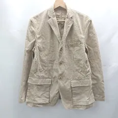 ◇ ⊇ COMME CA ISM コムサイズム 長袖 ジャケット サイズS モカ メンズ E  【1502180064166】