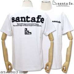 サンタフェ Santa Fe 異素材切替 ロゴアップリケ Tシャツ 48 6ad 