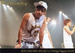[중고]생 사진(남성) No.09:BOYS AND MEN/요시하라 마사토/가로형·라이브 포토/[BOYS AND MEN 2015 여름 축제@Zepp NAGOYA]보이멘☆패밀리 한정 랜덤 생 사진