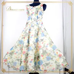 社交ダンス 衣装 スタンダード ドレス ワンピース レッスンウェア パーティ衣装 レディース オールシーズン BOUTIQUE MUGEN 白 赤 青 緑 黄色 花柄 ホワイト系 レッド系 イエロー系 グリーン系 ブルー系 ノースリーブ フラワープリント