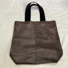ECCO トートバッグ ブラウン レザー ECCO Tote Large Pebbled レザートートバッグ | ブラック