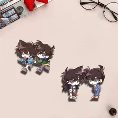 名探偵コナン 缶バッジ コナン＆毛利蘭（2個セット）