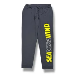 GOD SELECTION XXX 20AW ×WIND AND SEA SWEATPANTS スウェットパンツ イージーパンツ ウィンダンシー ゴッドセレクショントリプルエックス コラボ ネイビー M 90666A5
