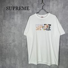 a807a【希少なXL】シュプリーム センタービッグロゴ レア 半袖Tシャツ 