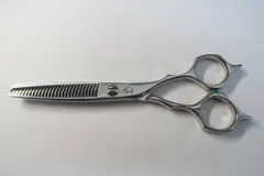 レア。理容師ハサミ。天洋G大型、海老貞治作 美容室 床屋 barber 海老貞治 天洋 シザー 業務用鋏 理容鋏