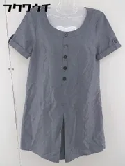 ◇ ESPRITMUR エスプリミュール 半袖 膝丈 ワンピース サイズ11 ブルー系 レディース  【中古】 【1106280007971】