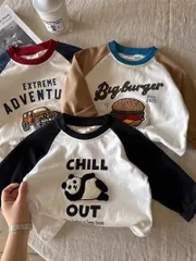 子供服 長袖Tシャツ Tシャツ 長袖 秋 薄手 キッズ 男の子 ファッション おしゃれ Nz14630