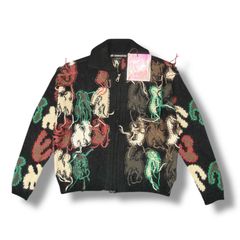 参考上代154000円 KAMIYA 25SS Trompe I'oeil Print Blouson