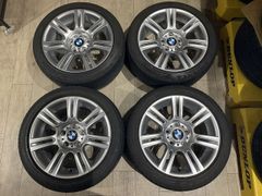 【2504037】BMW E90 3シリーズ Mスポーツ 純正 ホイール 17インチ 8J +34 8.5J +37 PCD120 5H + RE004 225/45R17 2022年 RE050AⅡ 255/40R17 2014年 2019年