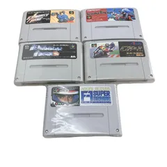 S39 【セット販売】スーパーファミコン　スーファミ　ゲームソフト　レーシングゲームセット　鈴木亜久里　F-1　GP-1　エキゾーストヒート　レース　F-1レース　その他　計５本セット
