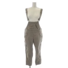 バーバリーブルーレーベル BURBERRY BLUE LABEL オーバーオール サロペット パンツ カーゴ クロップド 裏地ノバチェック 36 S ベージュ /SI31のサムネイル