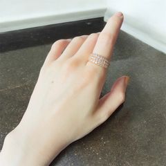 祝祭のきらめき✨3ラインジルコニアリング