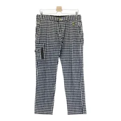 サイズ：M EDWIN GOLF エドウィンゴルフ  ロングパンツ シアサッカー ギンガムチェック柄 ブラック系 [240101420708] ゴルフウェア メンズ ストスト