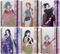 [중고] 노트·메모장 전 6종 세트 필기장 [이치반 복권 원피스 ONE PIECE GIRL'S COLLECTION -화노막-]D상