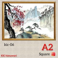 A2サイズ square【kic-06】フルダイヤモンドアート