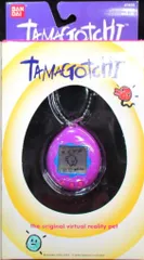 海外版バンダイ たまごっち(海外) 紫×枠青×ピンクボタン/海外版たまごっち/TAMAGOTCHI
